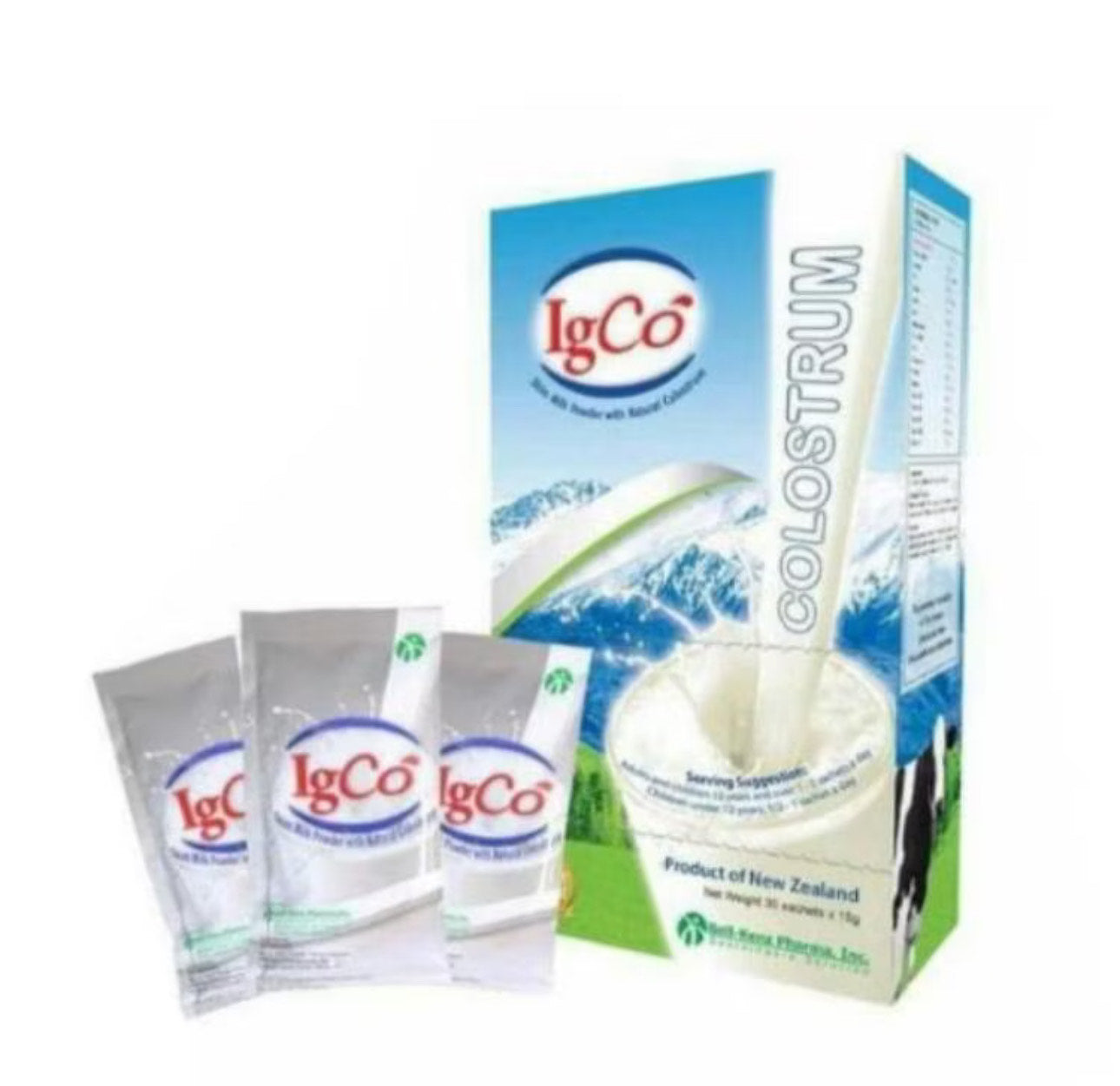IgCO SKIM MILK POWDER WITH NATURAL COLOSTRUM