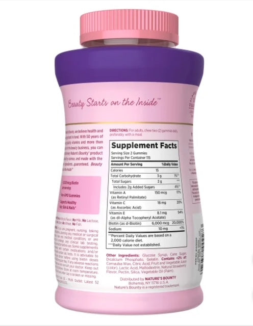 NATURE'S BOUNTY HAIR, SKIN and NAILS ADVANCED GUMMIES